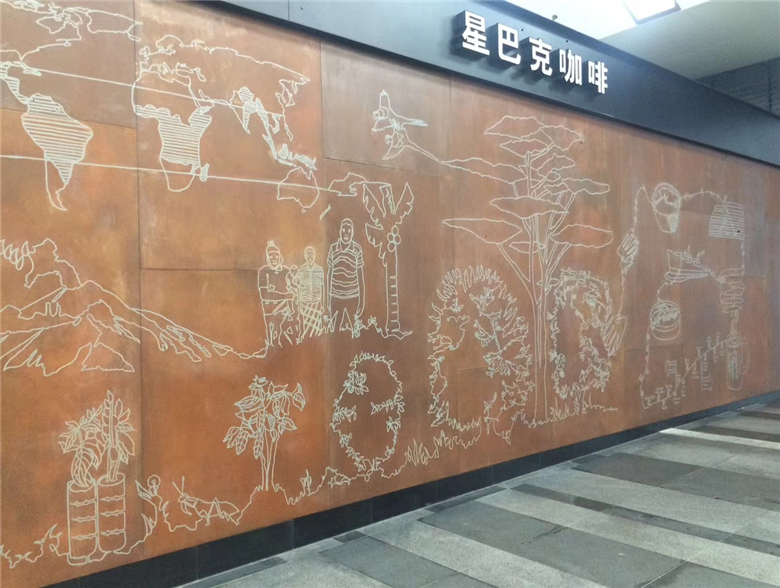 青云谱耐候钢幕墙
